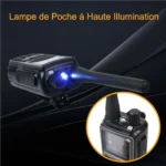 Mini Talkie-Walkie PTT double bande rechargeable USB