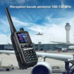 Mini Talkie-Walkie PTT double bande rechargeable USB