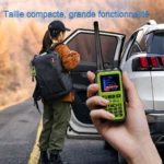 Mini Talkie-Walkie PTT double bande rechargeable USB