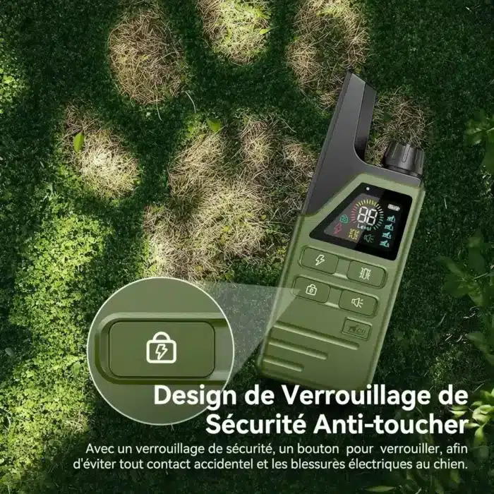 Collier de dressage electrique pour chiens avec télécommande
