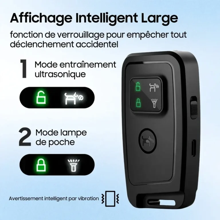 Répulsif pour chiens Ultrasons intelligent