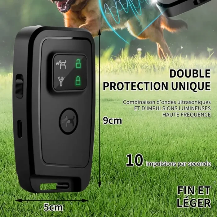 Répulsif pour chiens Ultrasons intelligent