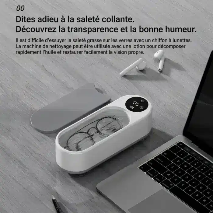 Nettoyeur UltraSons Haute Fréquence USB - Nettoyage polyvalent