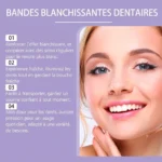 Bandes Blanchissantes pour les dents