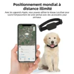 Collier Traceur pour Animaux de Compagnie - suivi temps réel pour Apple