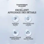 Kit de pédicure professionnel soins des pieds rechargeable USB