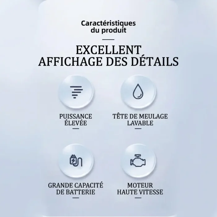 Kit de pédicure professionnel soins des pieds rechargeable USB