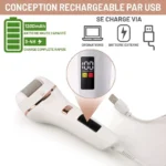 Kit de pédicure professionnel soins des pieds rechargeable USB