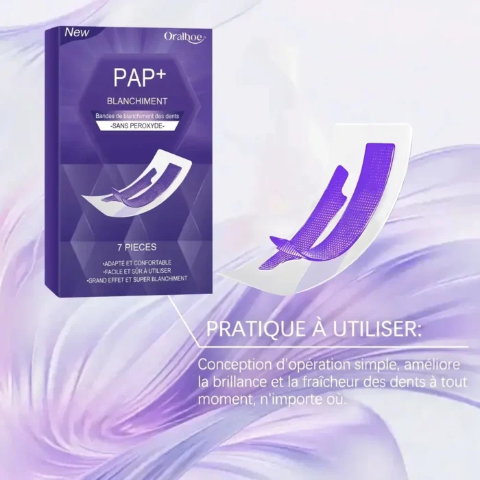 Bandes Blanchissantes pour les dents
