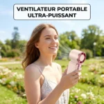 Mini Ventilateur de poche puissant USB rechargeable