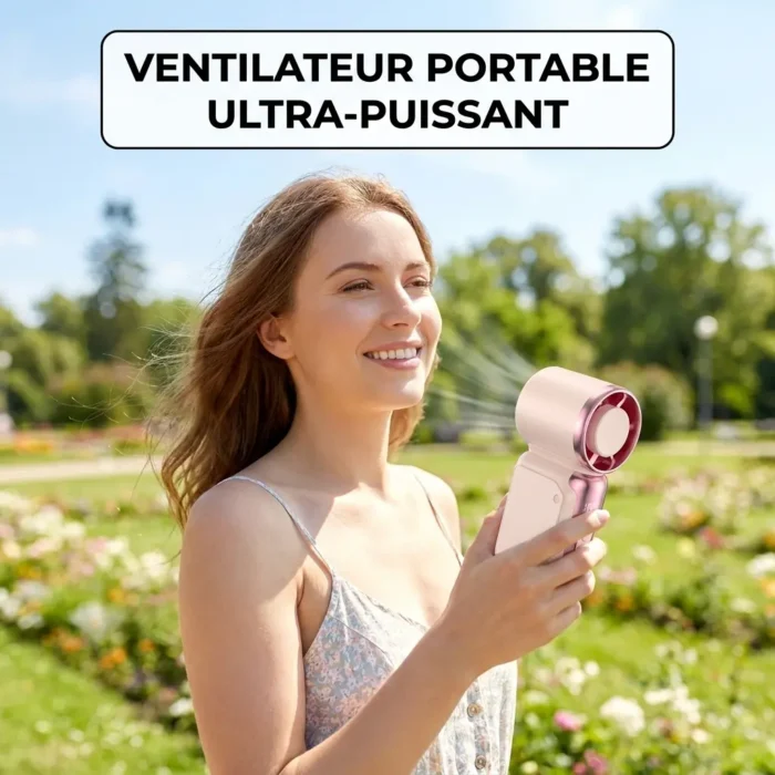 Mini Ventilateur de poche puissant USB rechargeable
