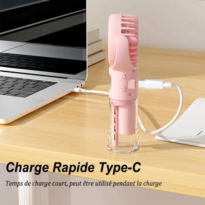 Ventilateur Portable Brumisateur USB vaporisateur d'eau