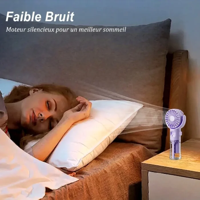 Ventilateur Portable Brumisateur USB vaporisateur d'eau