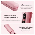 Mini Fer a Lisser portable rechargeable multifonction