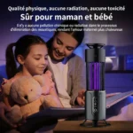 Lampe UV anti moustique USB répulsif insectes