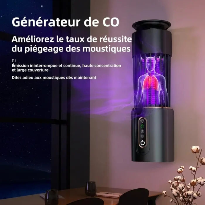 Lampe UV anti moustique USB répulsif insectes