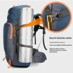 Sac à dos de randonnée imperméable 65L avec housse de pluie