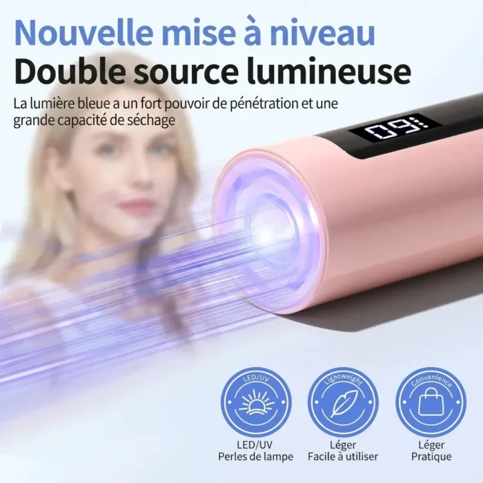 Lampe UV de séchage pour Ongles de poche rechargeable USB