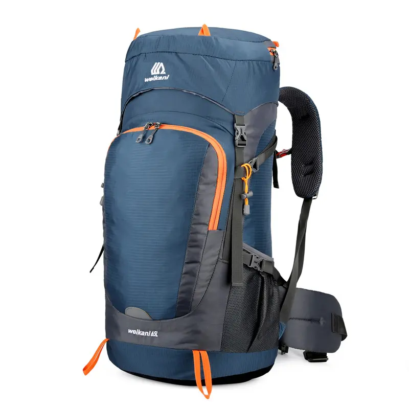 Sac à dos de randonnée imperméable 65L avec housse de pluie Sac à dos de randonnée imperméable 65L avec housse de pluie