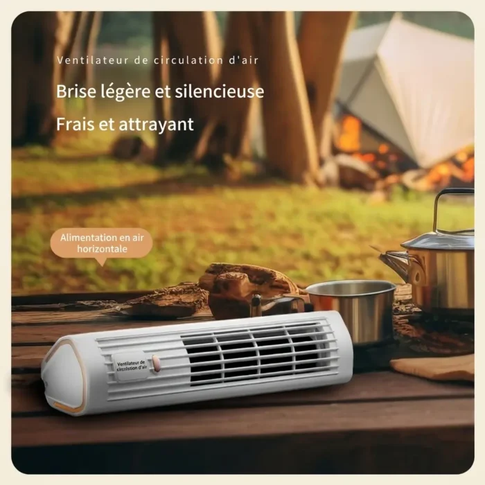 Ventilateur Tour Portable rechargeable USB silencieux