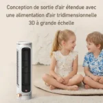 Ventilateur Tour Portable rechargeable USB silencieux