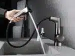 Robinet De Salle De Bain Avec Douchette Rotatif Et Rétractable