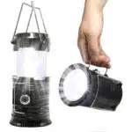 Lanterne De Camping 3-en-1 - Lampe De Poche LED Effet Flamme