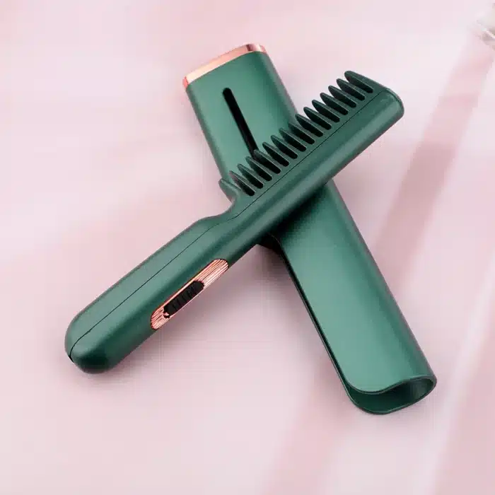 Peigne chauffant portable – Peigne électrique USB lisseur