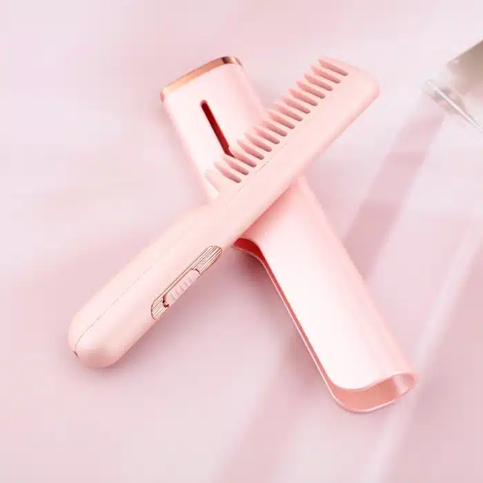 Peigne chauffant portable – Peigne électrique USB lisseur