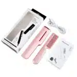 Peigne chauffant portable – Peigne électrique USB lisseur