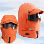 Cagoule Hiver 4-en-1 - Bonnet, Masque et Lunettes Intégrés