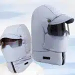 Cagoule Hiver 4-en-1 - Bonnet, Masque et Lunettes Intégrés