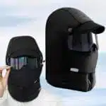 Cagoule Hiver 4-en-1 - Bonnet, Masque et Lunettes Intégrés