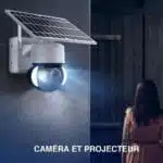 Caméra De Surveillance Extérieure Sans Fil Solaire