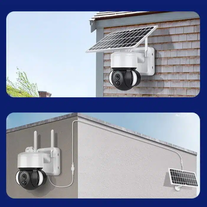 Caméra De Surveillance Extérieure Sans Fil Solaire
