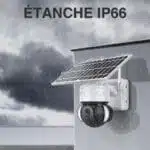 Caméra De Surveillance Extérieure Sans Fil Solaire