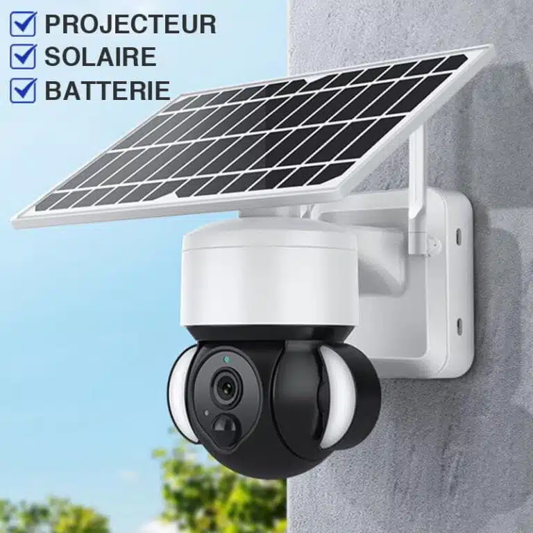 Caméra De Surveillance Extérieure Sans Fil Solaire