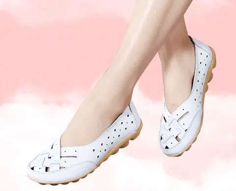 Ballerines En Cuir Confortables