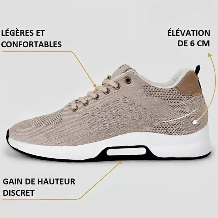 Chaussures Réhausssantes Homme +6 cm