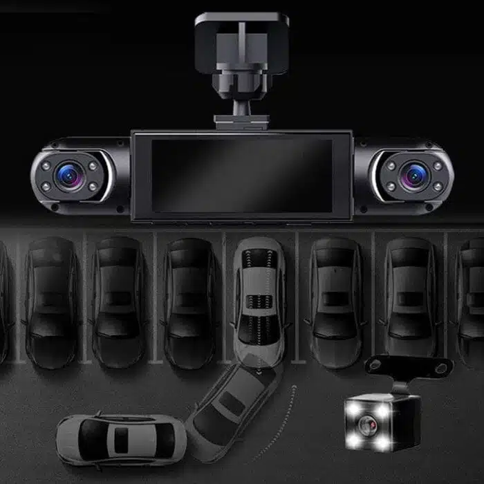 Dashcam Voiture 360° - Caméra Embarquée Avant Et Arrière