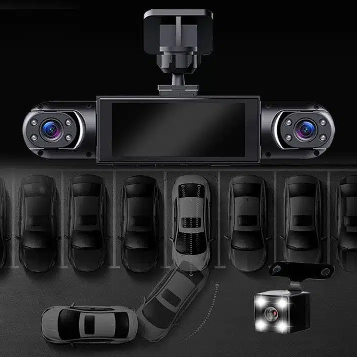 Dashcam Voiture 360° - Caméra Embarquée Avant Et Arrière