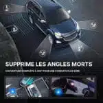 Dashcam Voiture 360° - Caméra Embarquée Avant Et Arrière