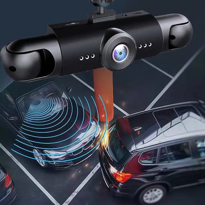 Dashcam Voiture 360° - Caméra Embarquée Avant Et Arrière