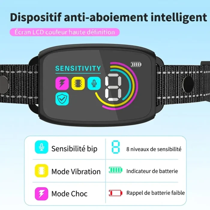 Collier Anti Aboiement Intelligent Autonome