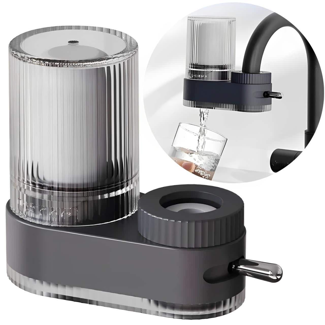 Filtre à Eau Pour Robinet - Purificateur Au Goût Agréable Filtre à Eau Pour Robinet - Purificateur Au Goût Agréable