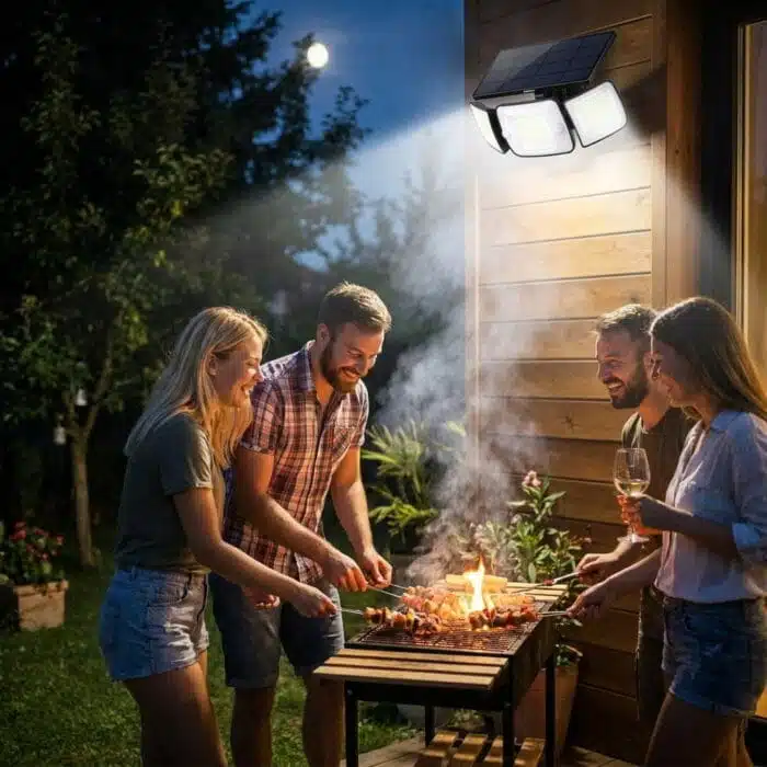 Lampe Solaire Extérieure Avec Détecteur De Mouvement