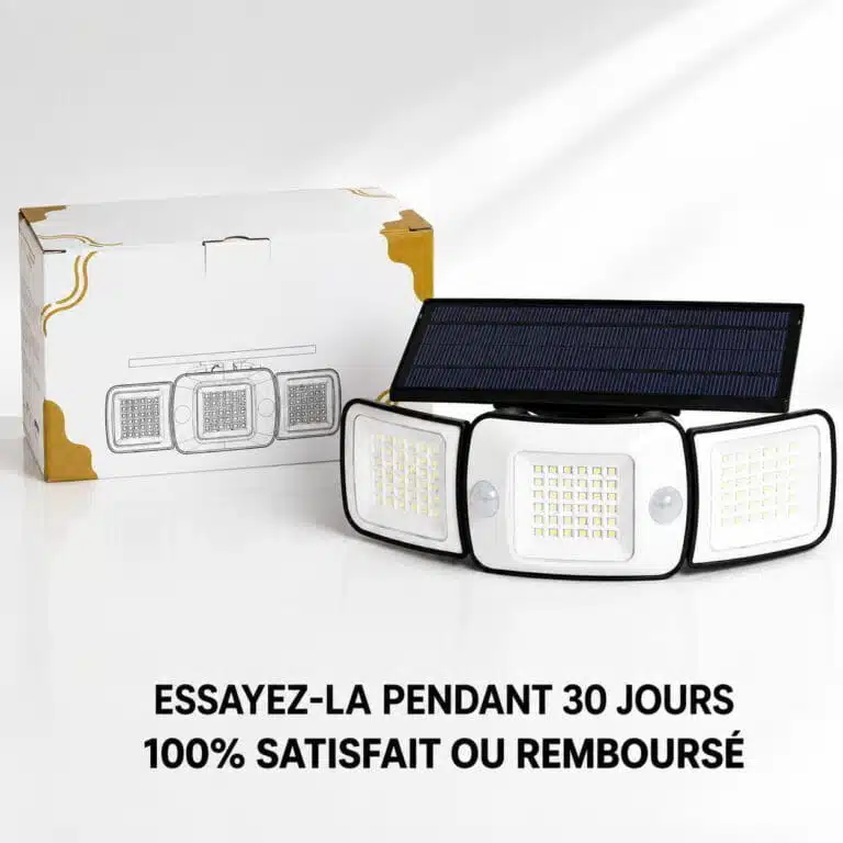 Lampe Solaire Extérieure Avec Détecteur De Mouvement