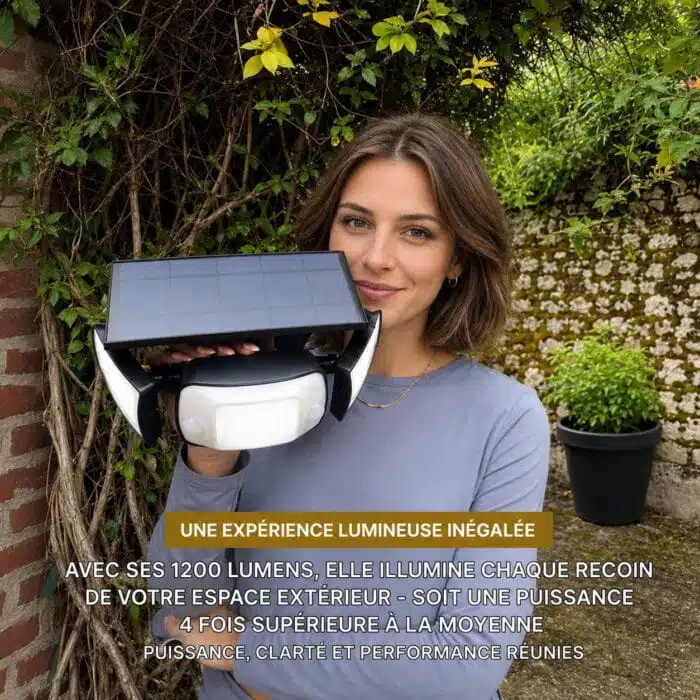 Lampe Solaire Extérieure Avec Détecteur De Mouvement