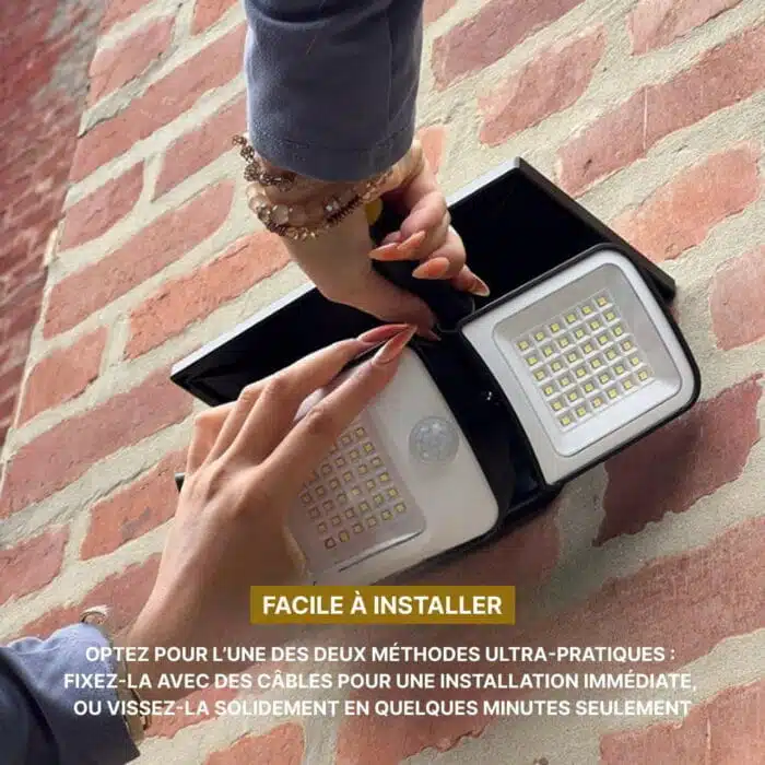 Lampe Solaire Extérieure Avec Détecteur De Mouvement