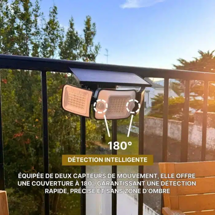 Lampe Solaire Extérieure Avec Détecteur De Mouvement